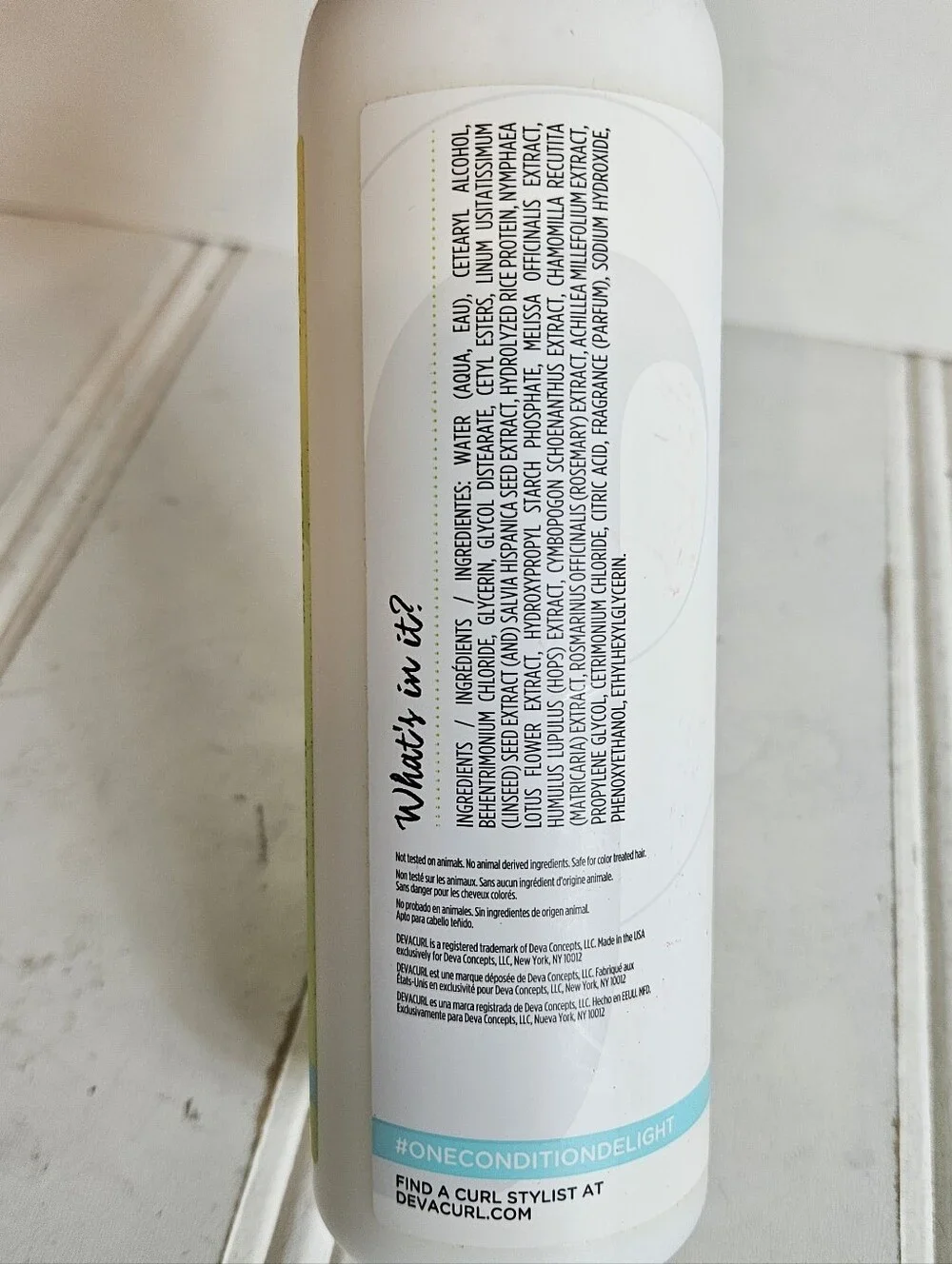 DevaCurl One Condition Delight Conditioner 12 oz Weightless Waves Wavy Hair